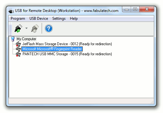 USB für Remote Desktop