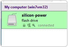 Connect to shared USB device (Windows version) remote security USB
