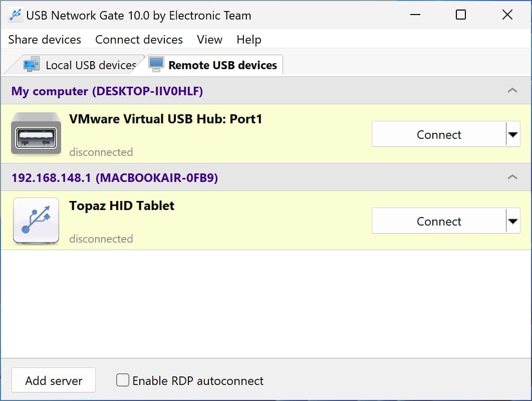  USB Network Gate