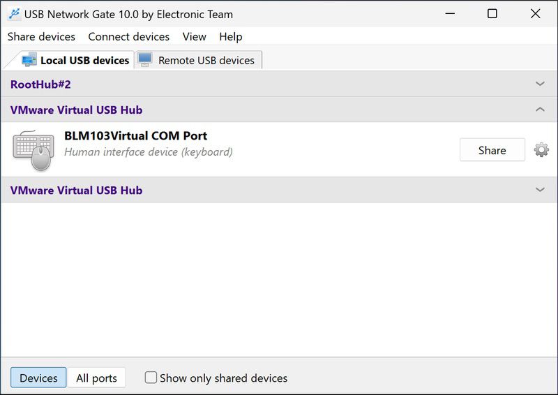 ung barcode scanner in local devices