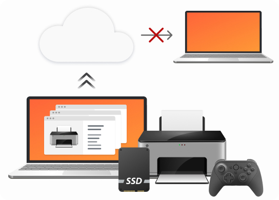 Cloud infrastructure without a USB port forwarding issue