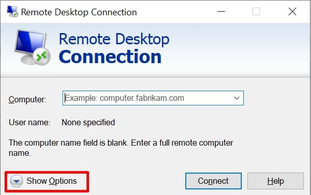 Optionen für Remote-Desktop-Anzeigen