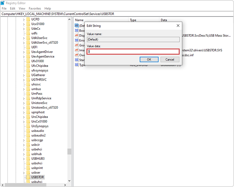 registry editor