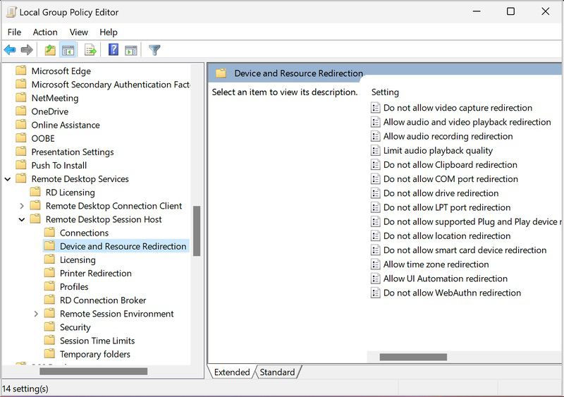 Autoriser la redirection d'enregistrement audio