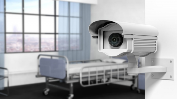 vigilancia por video en las habitaciones del hospital