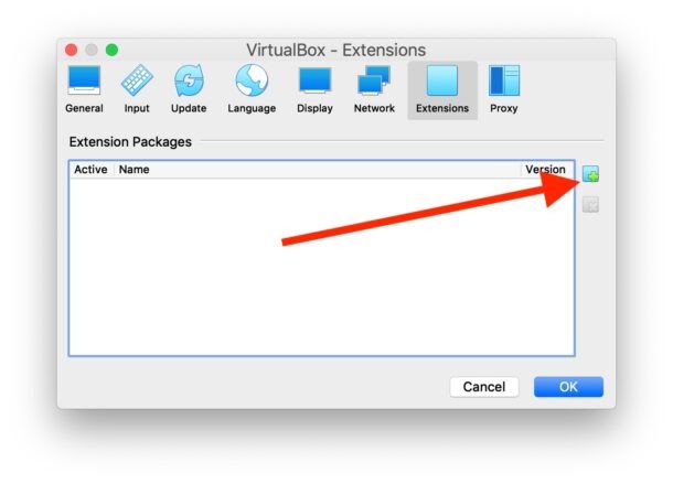 click the «+» and locate the recently downloaded file/folder