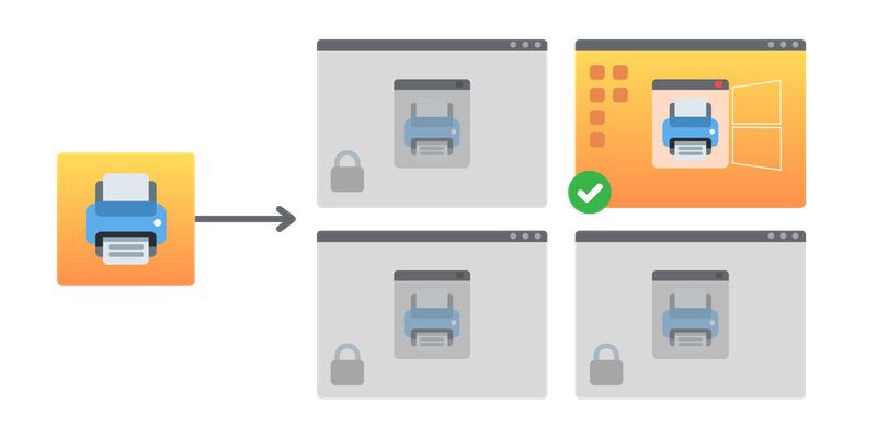 Apri connessione desktop remoto