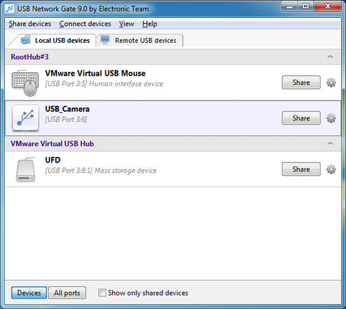  Share USB printer to remote desktop