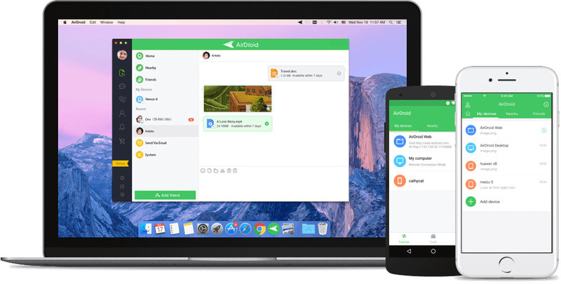Access your Android remotely with Airdroid