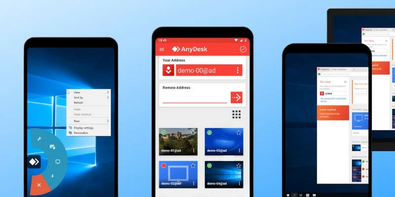 AnyDesk per l'accesso Android remoto