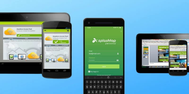 Splashtop pour accéder à distance à un appareil Android