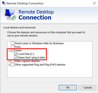  copy files to remote desktop