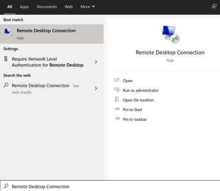  ouvrez le gestionnaire de connexions au bureau à distance