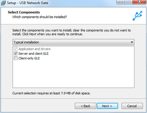  install client component