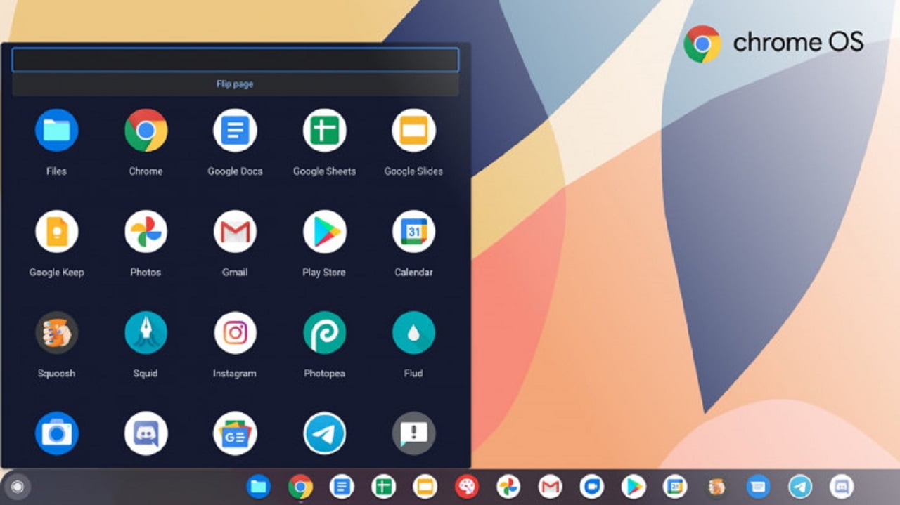 chrome os interface