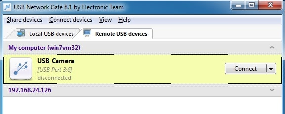 USB sur IP. Partager un périphérique USB via TCP / IP