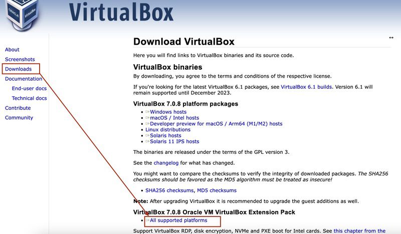 download virtualbox extension pack