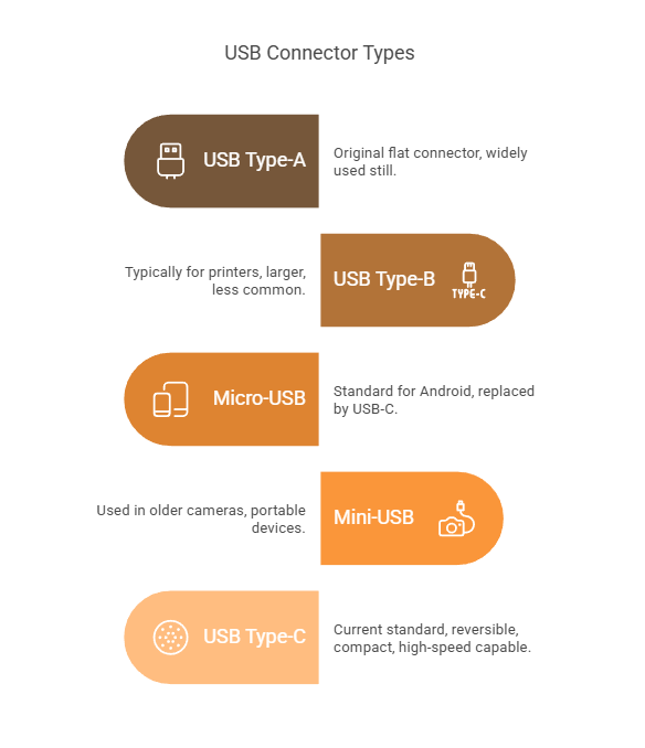 USB Connector Types USB Connector Types