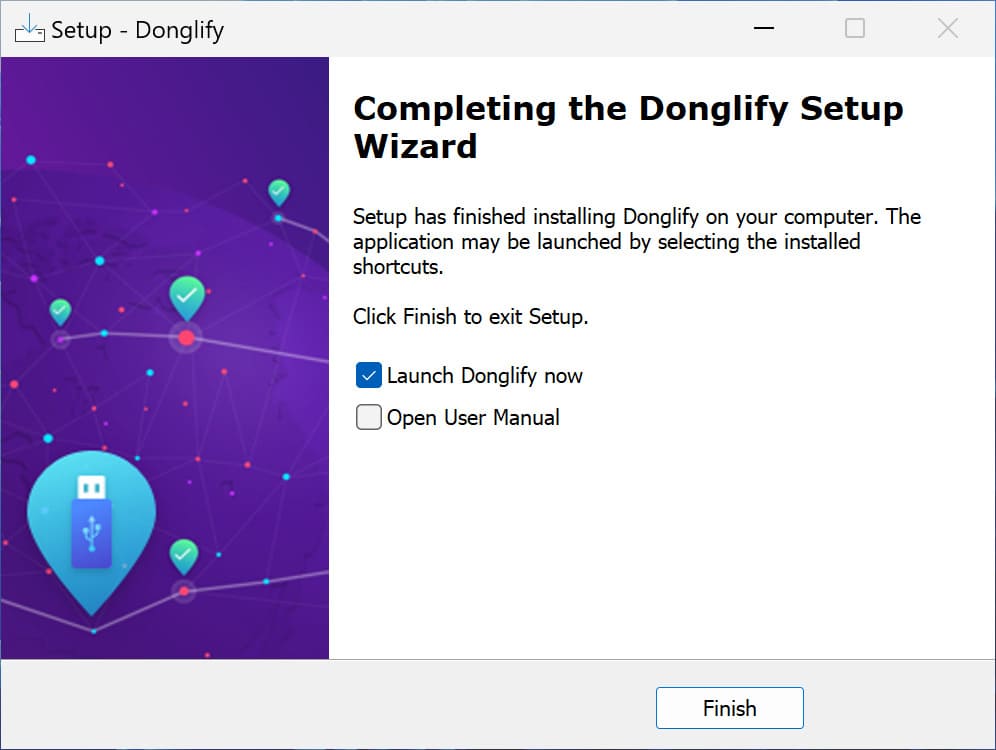  Installare Donglify