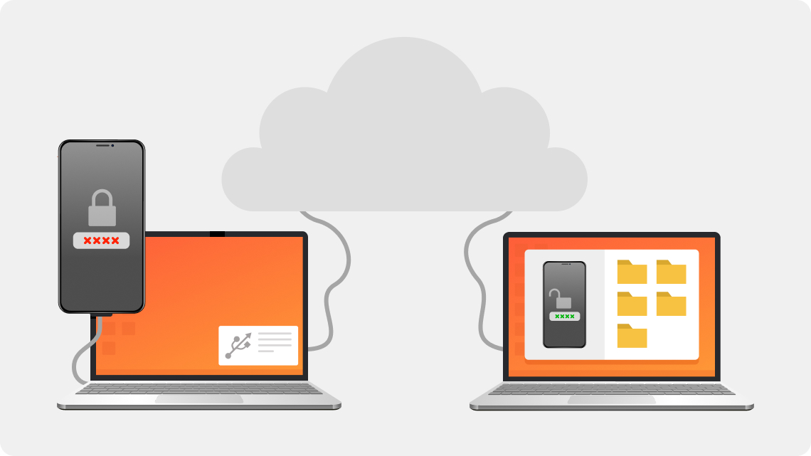 Remote USB unlocking